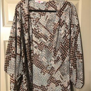 Buddy Love Snakeskin Kimono
